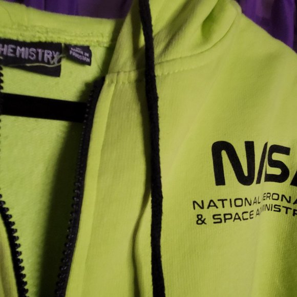 Chemistry NASA Lime Green Jacket | Size L - Picture 8 of 10